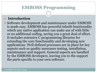 Emboss Application Computer Emboss | PPTX