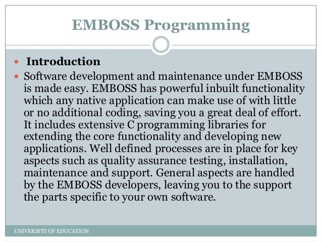 Emboss