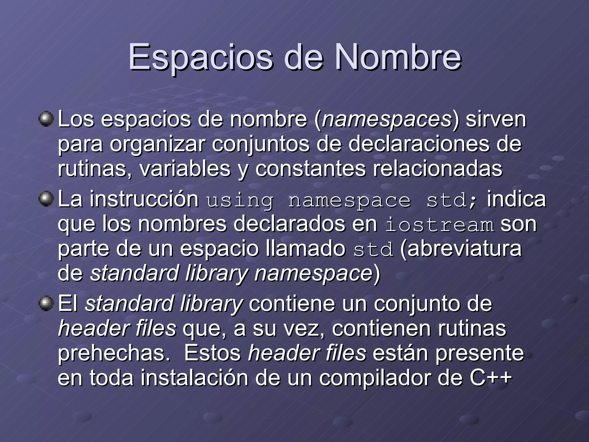Introduccion a c++ | PPT
