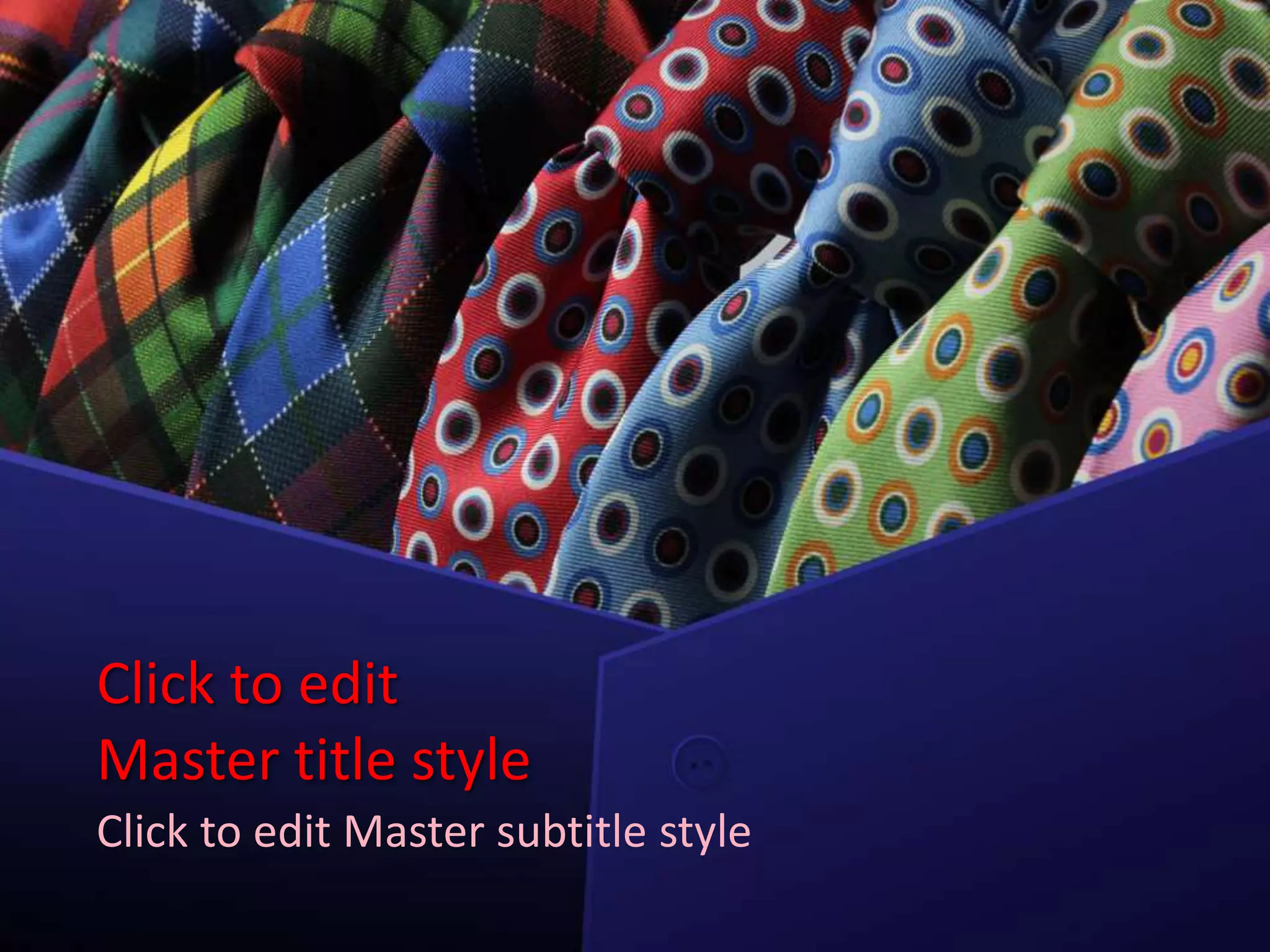 3022 Elegant Men Ties Powerpoint Template Pptx