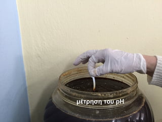 μέτρηση του pH
 
