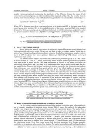 Effect of interactive computer simulations on academic performance and ...