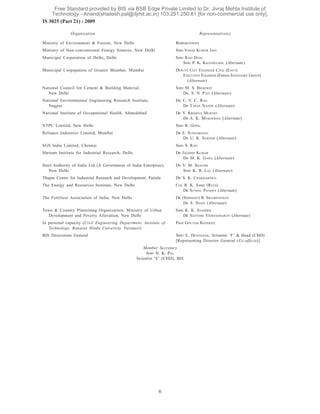 3025 IS code Ph parameters of water with content | PDF