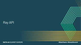 Ray API
 