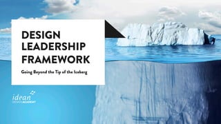 DESIGN
LEADERSHIP
FRAMEWORK
Going Beyond the Tip of the Iceberg
DESIGNACADEMY
 