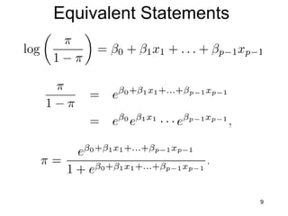 9
Equivalent Statements
 
