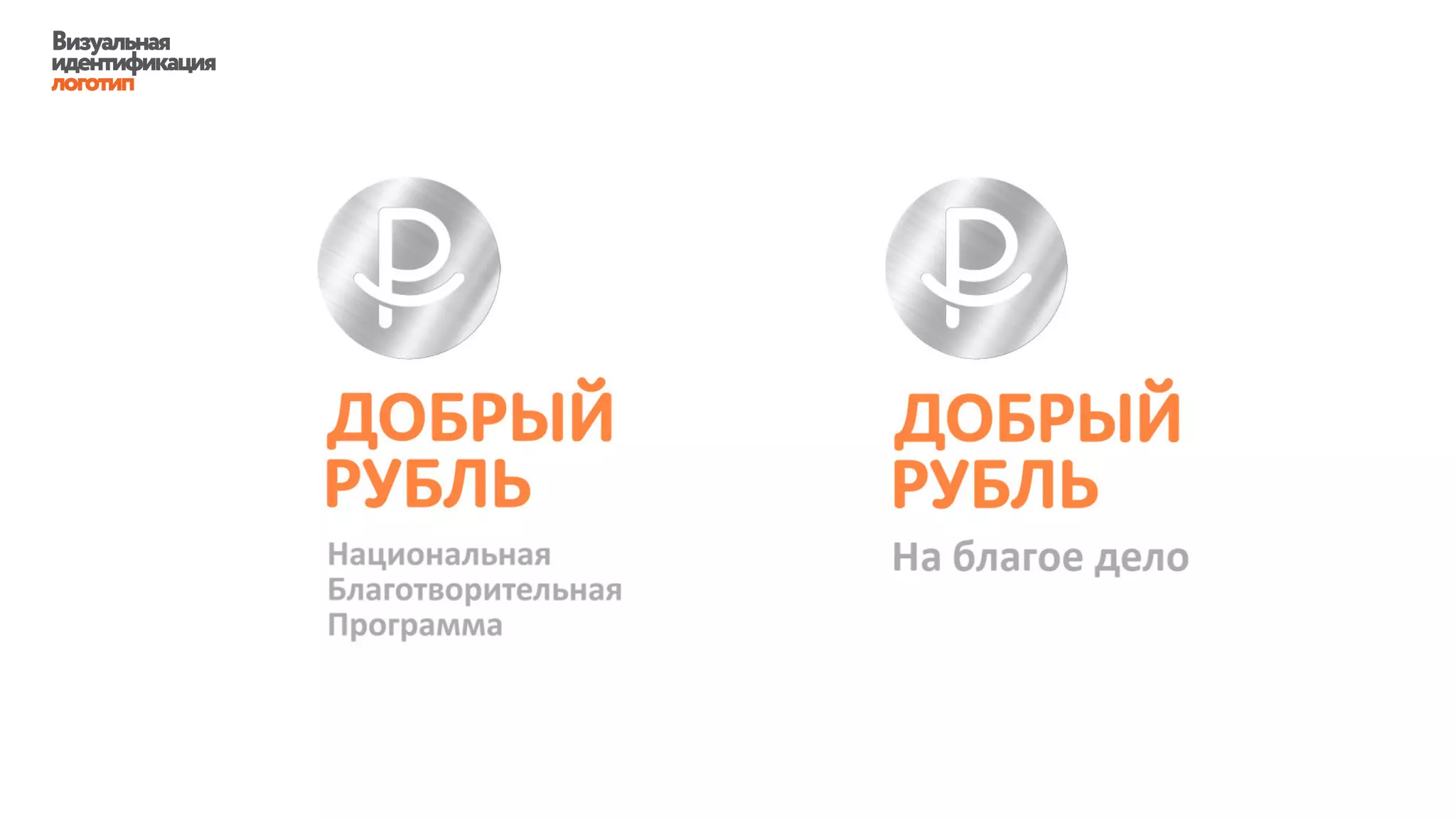 Визуальная
идентификация
логотип
 