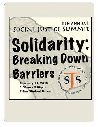 Solidarity: Breaking Down Barriers
 
