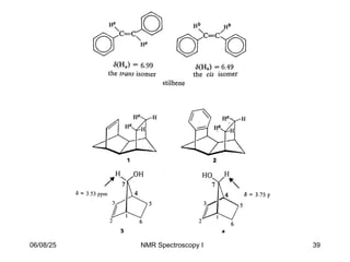 39
06/08/25 NMR Spectroscopy I
 