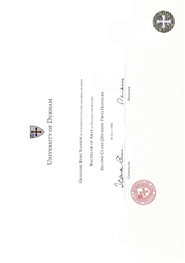 GRN Durham Degree
