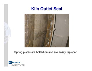 Kiln Outlet Seal
Kiln Outlet Seal
Spring plates are bolted on and are easily replaced.
 