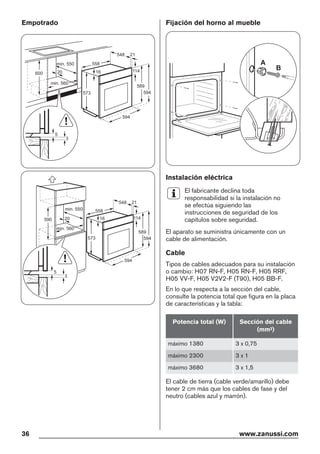 Horno Zanussi ZOB25602XK