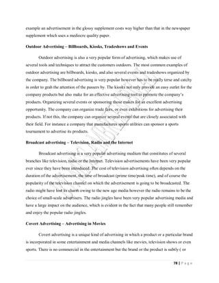 Marketing Management Short Notes | PDF