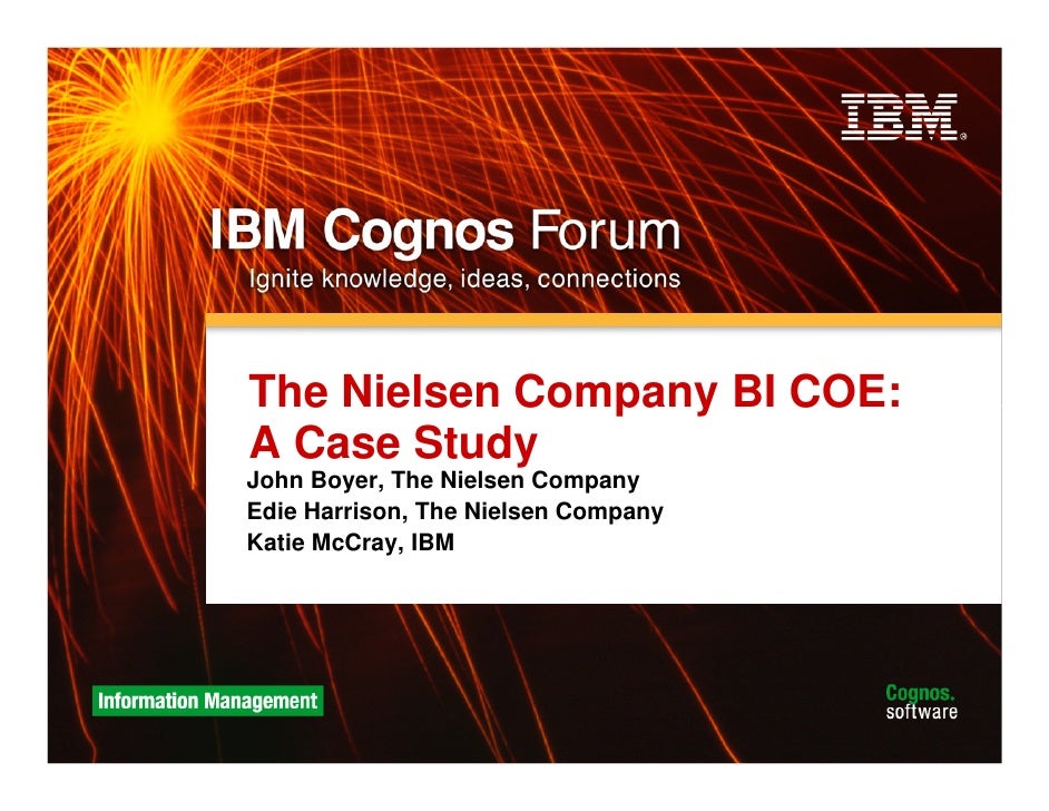The Nielsen Company BI COE A Case Study