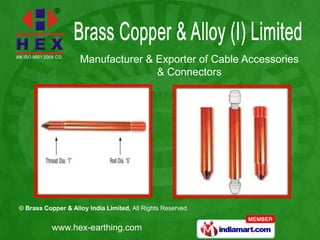 Manufacturer & Exporter of Cable Accessories  & Connectors 