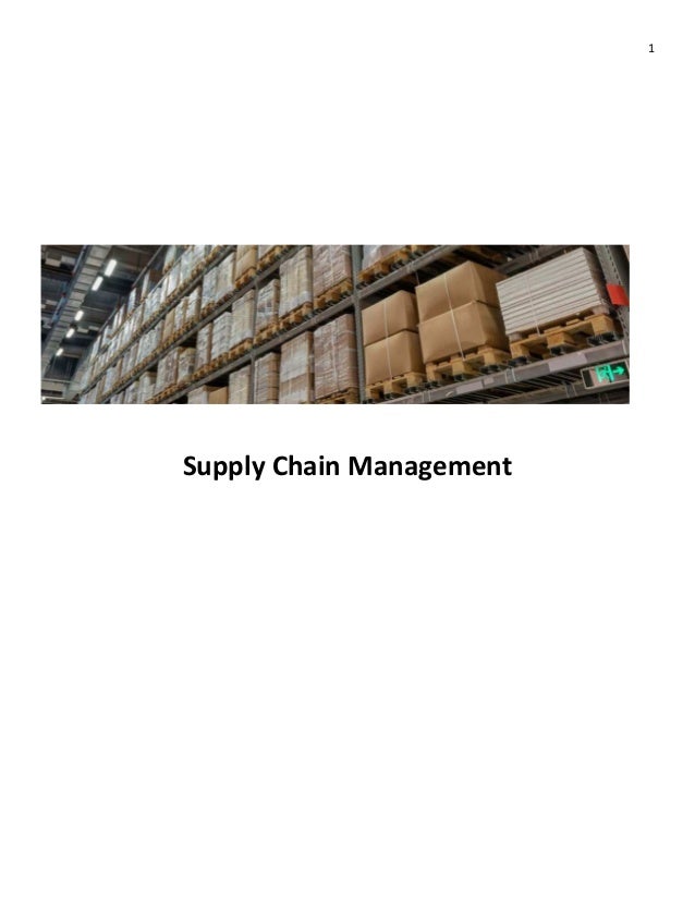 Supply Chain Management (SCM) Report