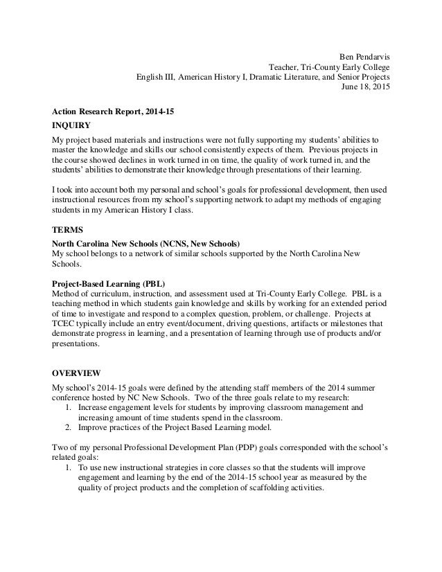 Action research paper
