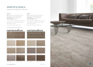 Kumaon Handmade Rugs Jacaranda-Carpets-2014-English brochure | PDF