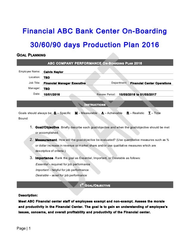 bank 90 draft days production boarding plan 30 60 90 on day bank 90 draft days production boarding plan 30 60 90 on day