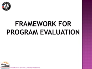 Copyright 2011 - 2012 TDC Consulting Concepts, Inc.
 