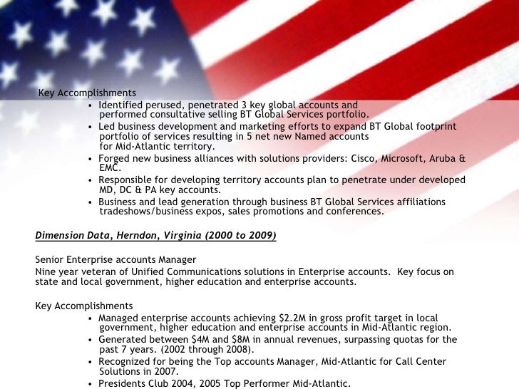key accomplishments