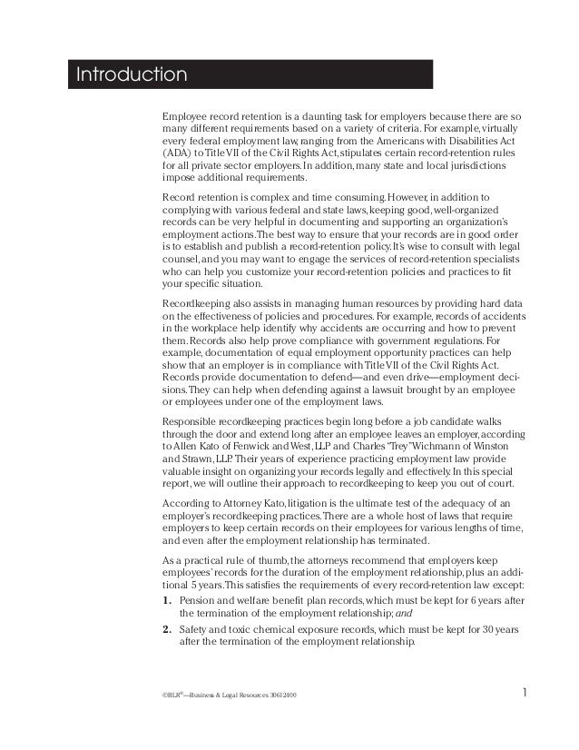 termination papers for employees