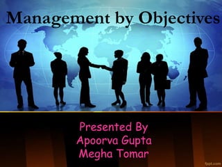 Presented By
Apoorva Gupta
Megha Tomar
Management by Objectives
 