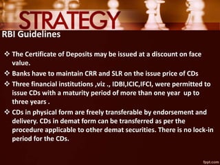 CERTIFICATE OF DEPOSIT | PPTX