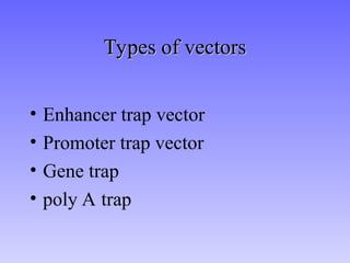 gene targeting and gene trapping comaprison | PPT