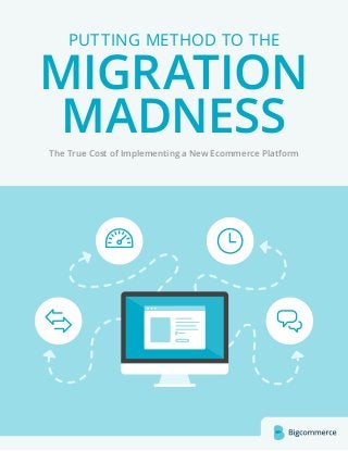 PUTTING METHOD TO THE
MIGRATION
MADNESSThe True Cost of Implementing a New Ecommerce Platform
$
 