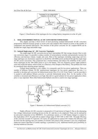An Overview of Bidirectional AC-DC Grid Connected Converter Topologies ...