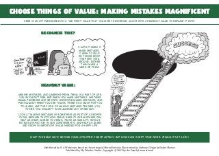 Here is an attitude based on a “me first” value that you might recognize, along with a heavenly value to replace it with!
Choose Things of Value: Making Mistakes Magnificent
Contributed by R. A. Watterson, based on the writings of Maria Fontaine. Illustrations by Anthony. Design by Stefan Merour.
Published by My Wonder Studio. Copyright © 2013 by the Family International
Recognize this?
I hate it when I
make mistakes.
I wish I could
do things right
the first time
around, rather
than make a
mess of them.
Heavenly value:
Making mistakes, and learning from them, is a part of life.
You shouldn't feel bad when you make mistakes. Mistakes
equal progress and growth. Everyone makes mistakes, and
particularly when you are young, there's so much for you
to learn, and the cycle of making mistakes teaches you
things you couldn't have learned any other way.
	
Look at making mistakes in something as part of a growth
cycle, because that's how Jesus sees it! Our mistakes can
help us draw closer to Jesus, teach us humility, give us
extra satisfaction in our achievements, and help us learn
and grow in important skills needed for a happy life.
What the Bible says: Before I was afflicted I went astray: but now have I kept your word. (Psalm 119:67 AKJV)
 