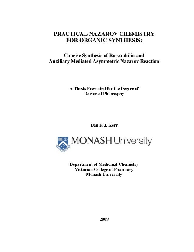 Phd thesis in pharmaceutical chemistry