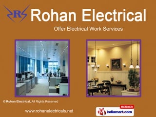 Offer Electrical Work Services 