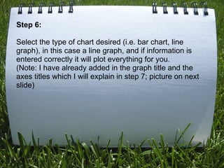 How to Insert a Graph Into Microsoft Excel 2007 | PPT