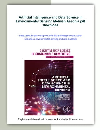 Artificial Intelligence and Data Science in Environmental Sensing ...