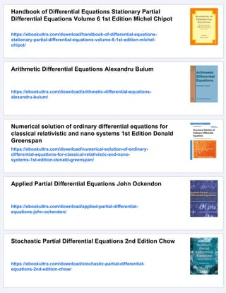 Differential Equations and Dynamical Systems 3ed Edition Lawrence Perko ...