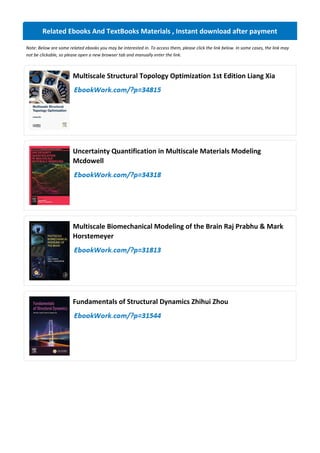 Comprehensive Guide to Multiscale Modeling of Structural Materials | PDF