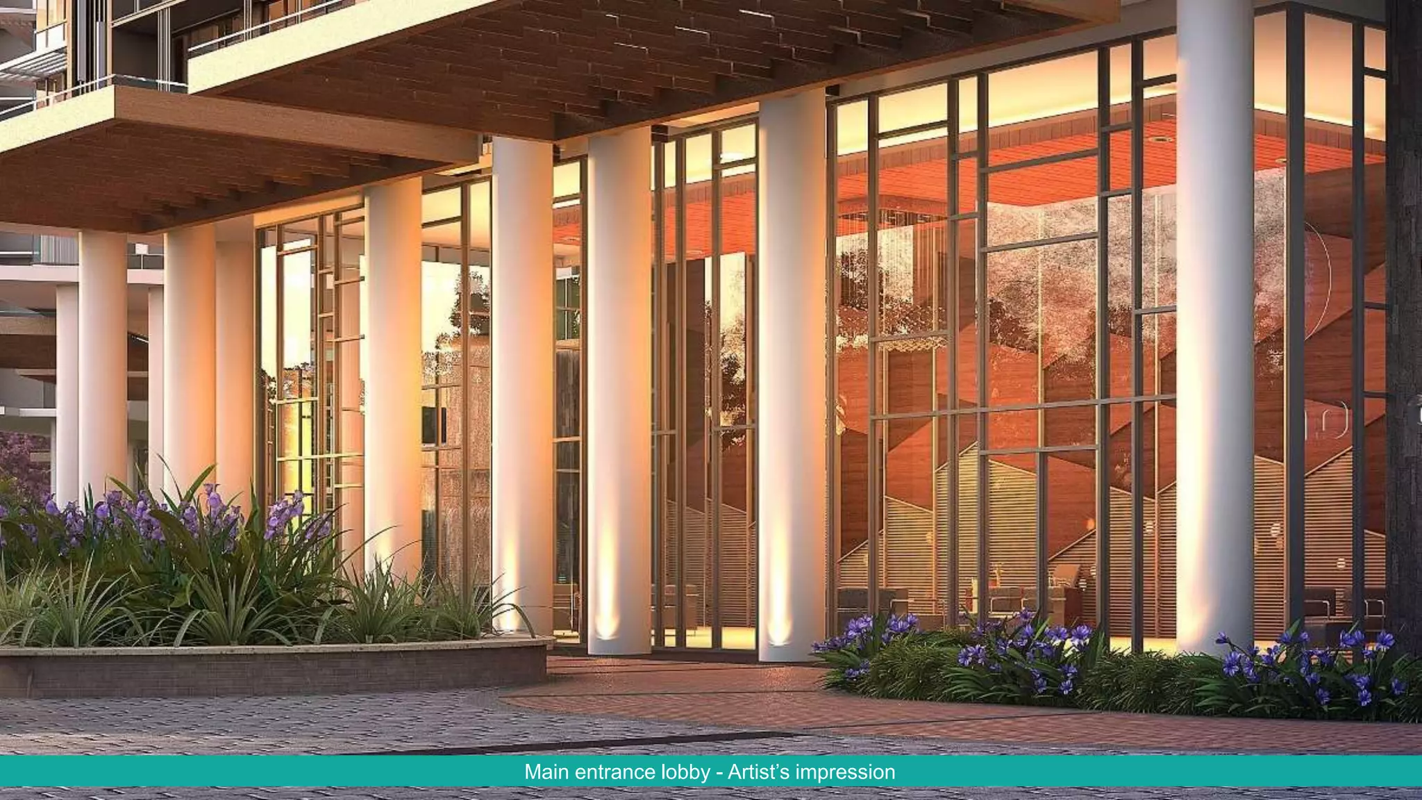 Main entrance lobby - Artist’s impression
 