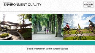 ENVIRONMENT QUALITY
Social Interaction Within Green Spaces
 