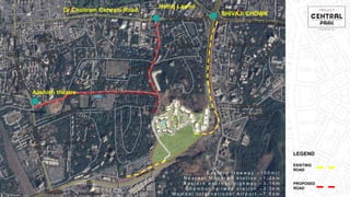 Dr Choitram Gidwani Road.
Natraj Lawns
SHIVAJI CHOWK
Aashish theatre
E a s t e r n f r e e w a y – 1 0 0 m t r
N e a r e s t M o n o r a i l s t a t i o n – 1 . 2 k m
e a s t e r n e x p r e s s h i g h w a y – 3 . 1 k m
C h e m b u r r a i l w a y s t a t i o n – 3 . 3 k m
M u m b a i I n t e r n a t i o n a l A i r p o r t – 7 . 6 k m
LEGEND
EXISTING
ROAD
PROPOSED
ROAD
 