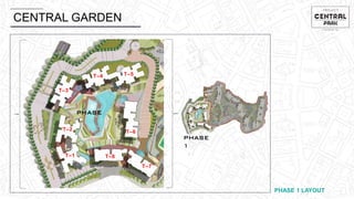 CENTRAL GARDEN
PHASE
1
PHASE
1
PHASE 1 LAYOUT
T–1
T–2
T–3
T–4 T–5
T–6
T–7
T–8
 