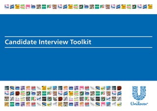 Candidate Interview Toolkit
1
 
