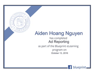 Ad Reporting
October 13, 2016
Aiden Hoang Nguyen
 