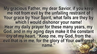 308 David Displeased the Lord 309 What Will it Take for God to Get Your ...