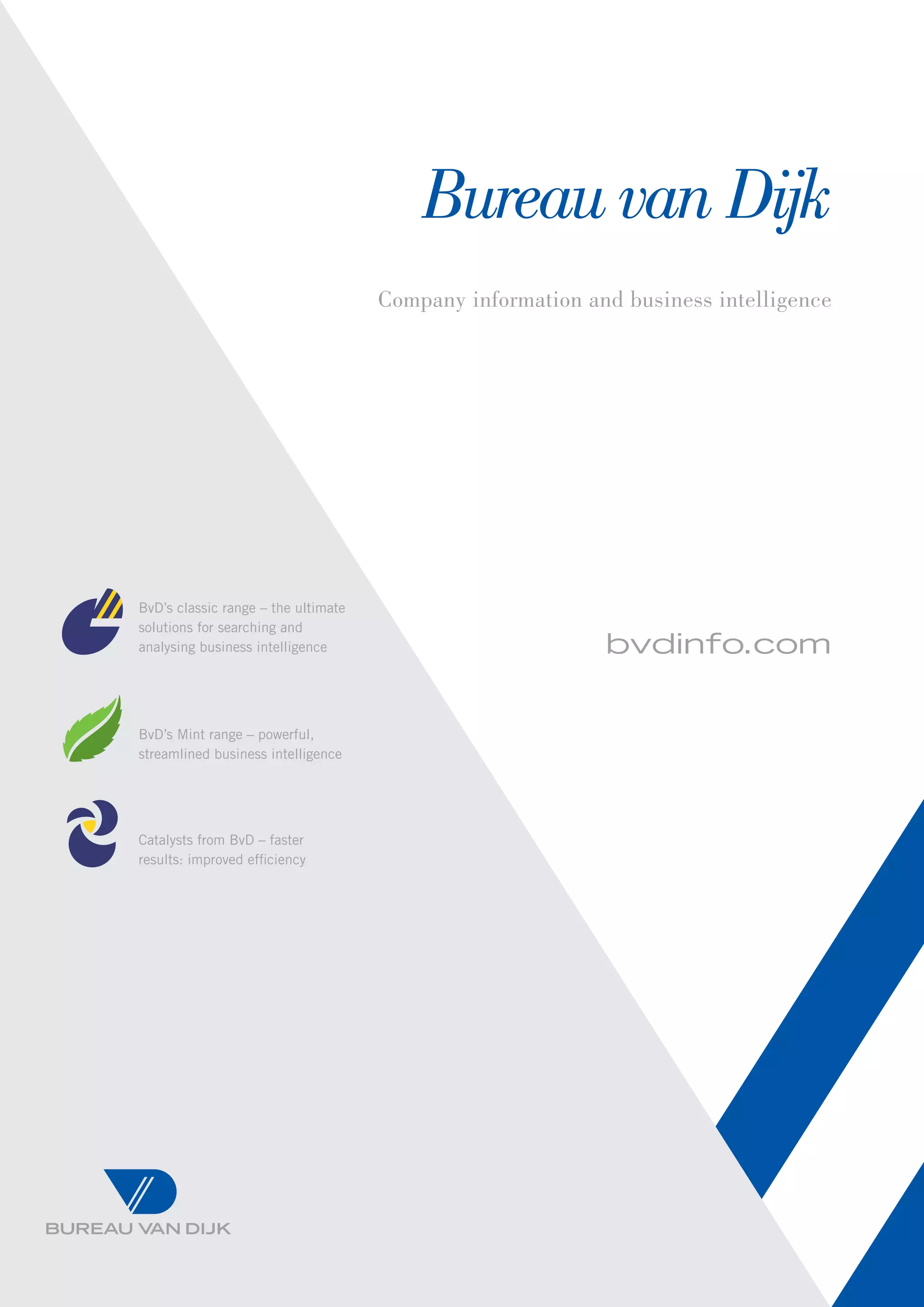Brochure Bureau van Dijk PDF
