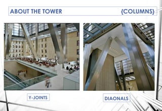 ABOUT THE TOWER {COLUMNS}
Y-JOINTS DIAONALS
 