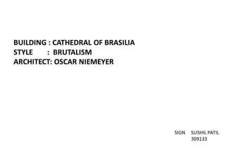 Cathedral of brasillia.