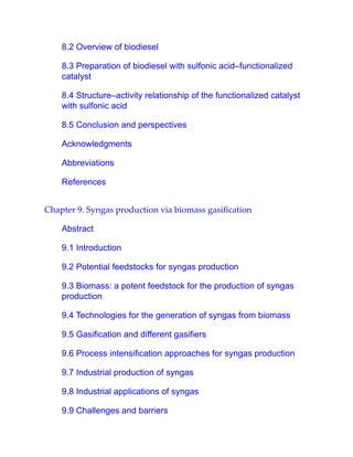 Biomass, Biofuels, Biochemicals – Biochemicals and Materials Production ...