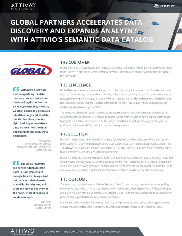 Attivio Global Partners Case Study PDF